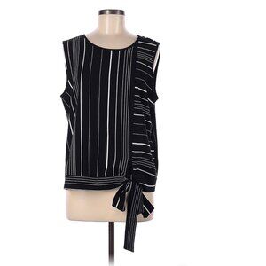 Vince Camuto Black and White Sleeveless Blouse